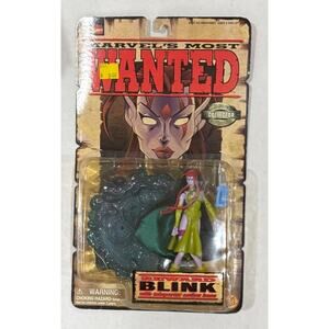 Vintage (1998) Marvels Most Wanted Blink Action Figure New